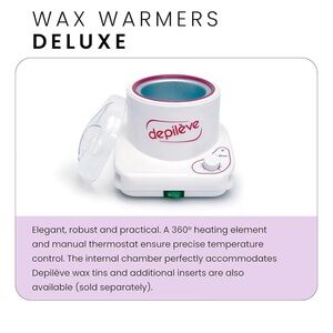 White and Pink Wax Warmer Deluxe